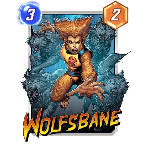 Wolfsbane MARVEL SNAP card art