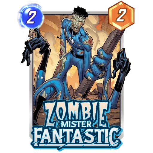 Zombie Mister Fantastic MARVEL SNAP card art