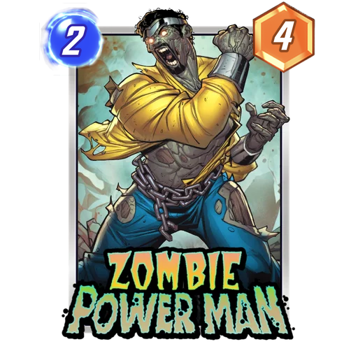 Zombie Power Man MARVEL SNAP card art