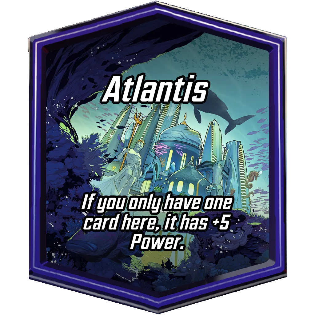 Atlantis MARVEL SNAP location art