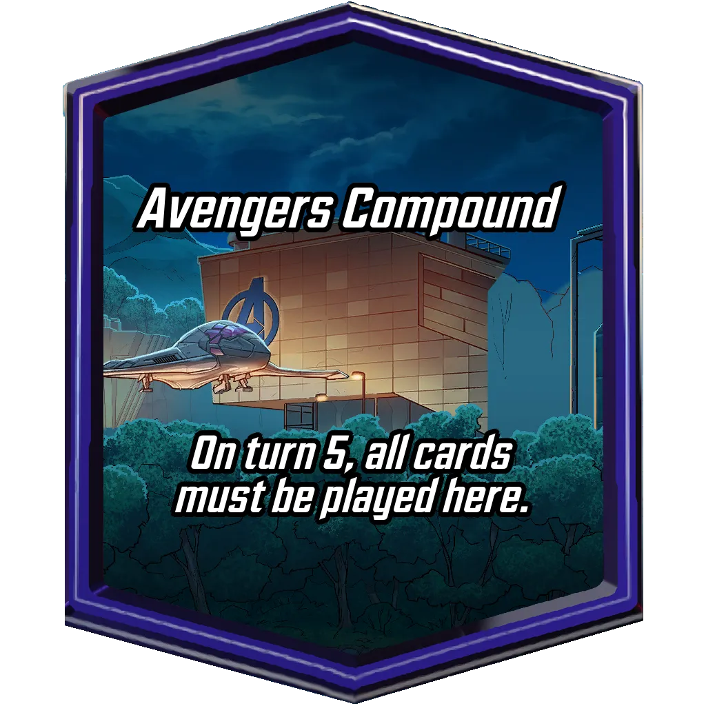 Avengers Compound MARVEL SNAP location art