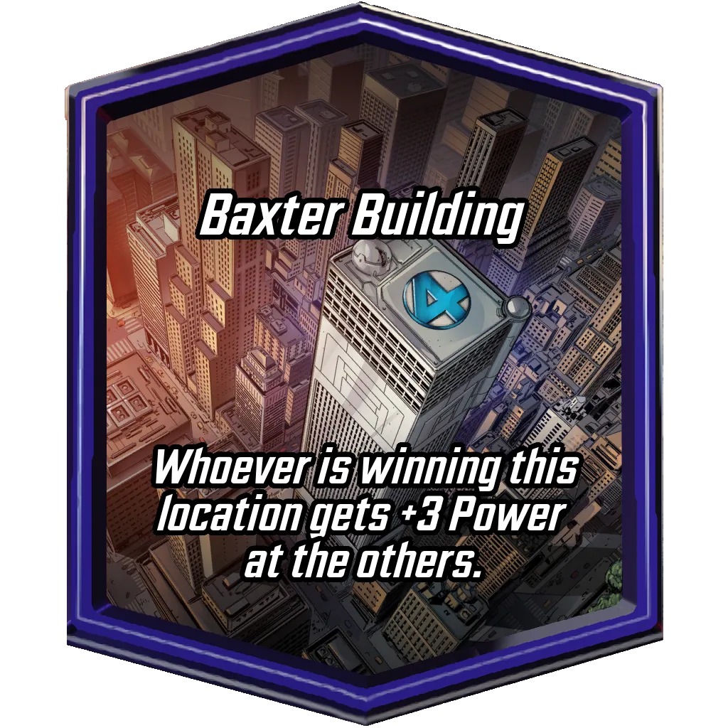 Baxter Building MARVEL SNAP location art