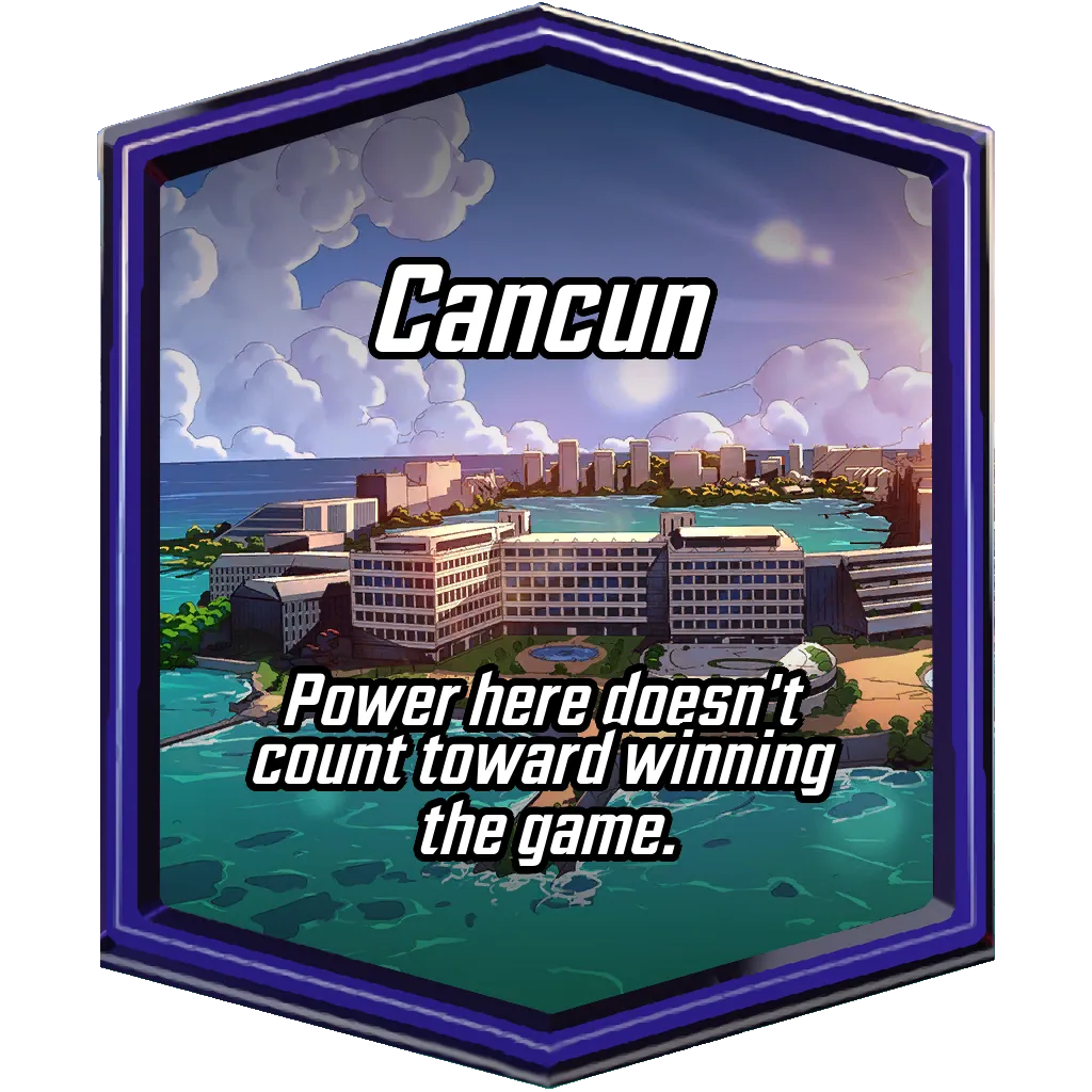 Cancun MARVEL SNAP location art