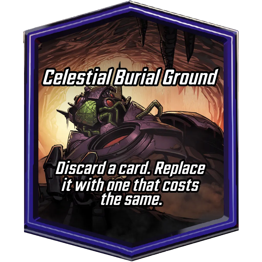 Celestial Burial Ground MARVEL SNAP location art
