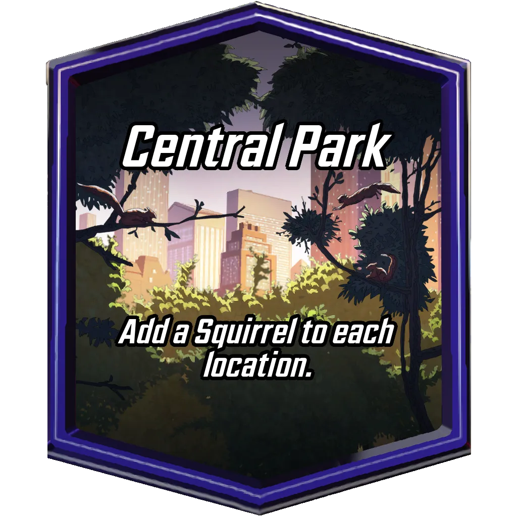 Central Park MARVEL SNAP location art