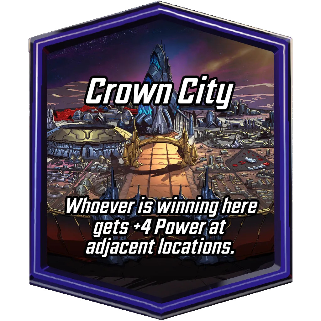 Crown City MARVEL SNAP location art