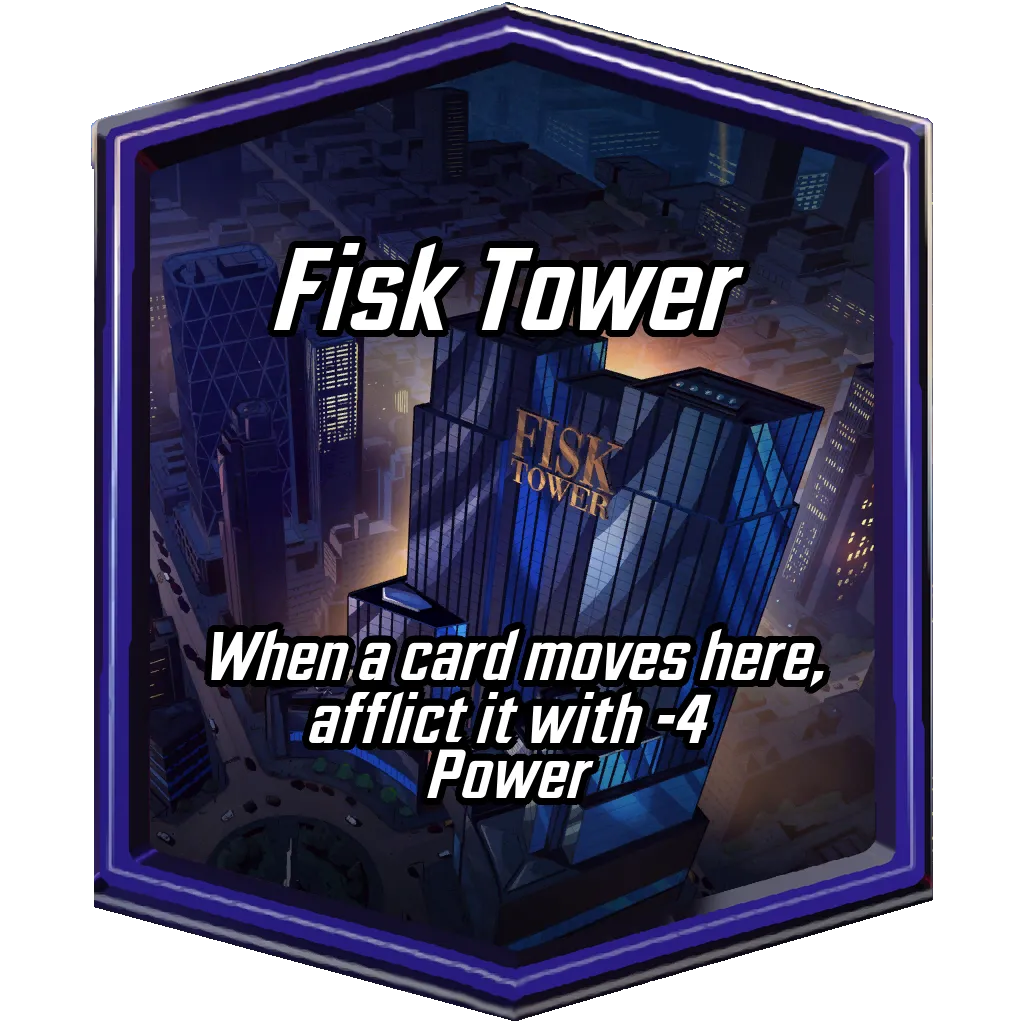 Fisk Tower MARVEL SNAP location art