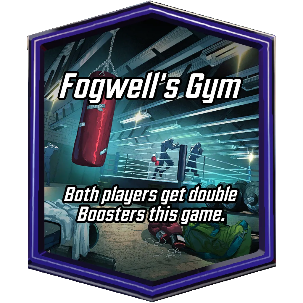Fogwell's Gym MARVEL SNAP location art