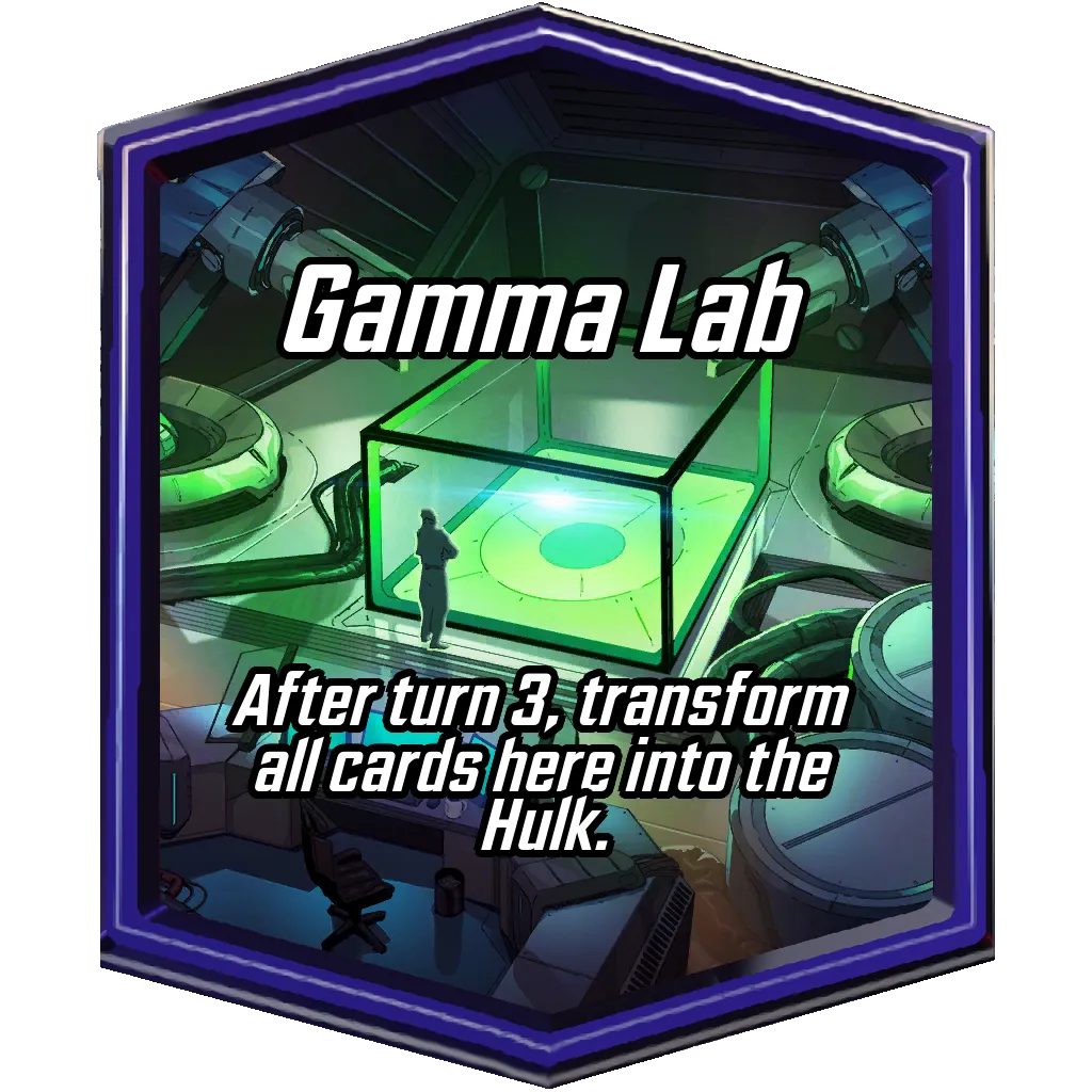 Gamma Lab MARVEL SNAP location art