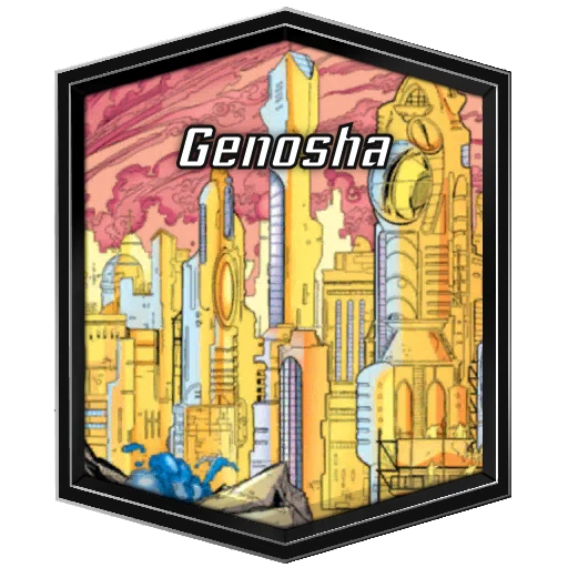 Genosha MARVEL SNAP location art