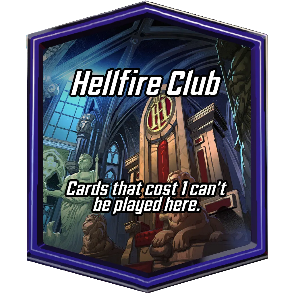 Hellfire Club MARVEL SNAP location art