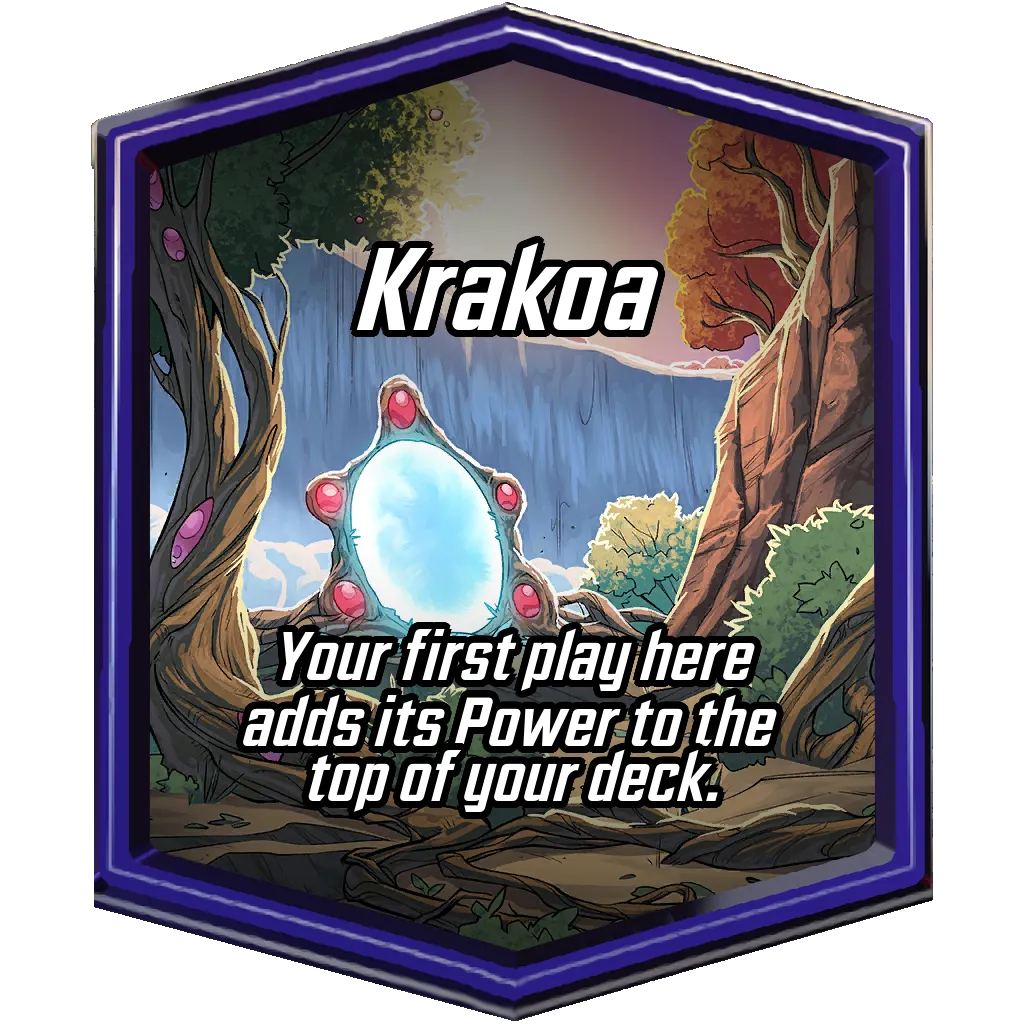 Krakoa MARVEL SNAP location art