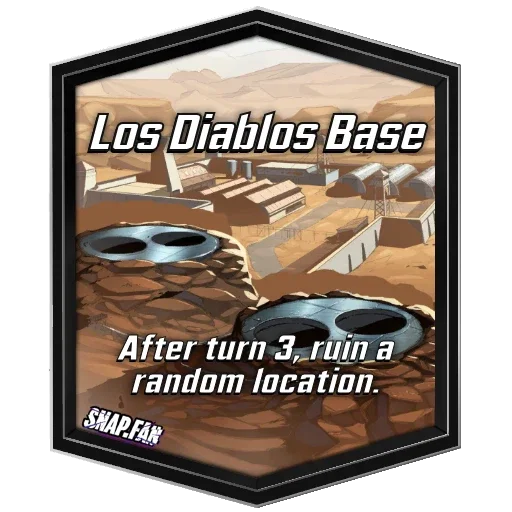 Los Diablos Base MARVEL SNAP location art
