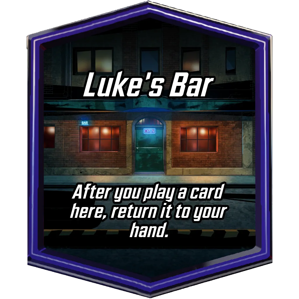Luke's Bar MARVEL SNAP location art