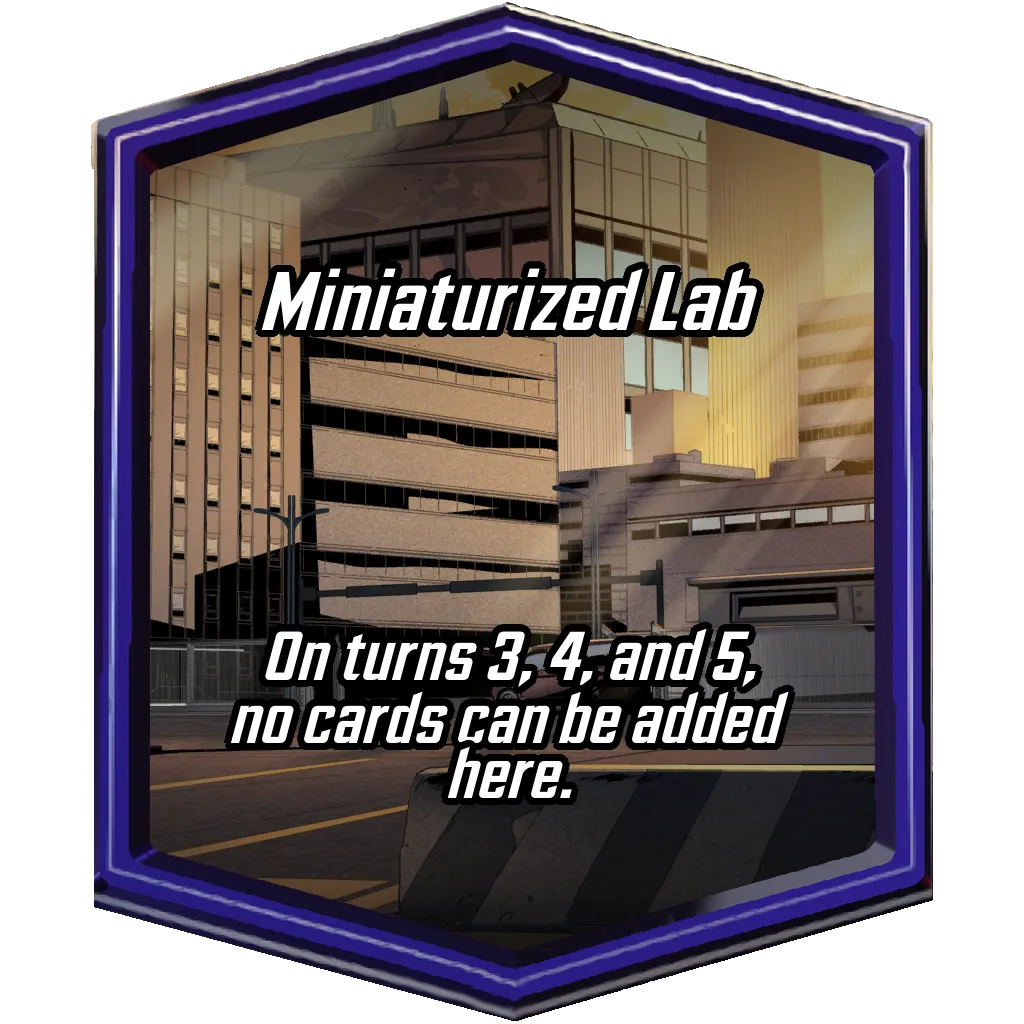 Miniaturized Lab MARVEL SNAP location art