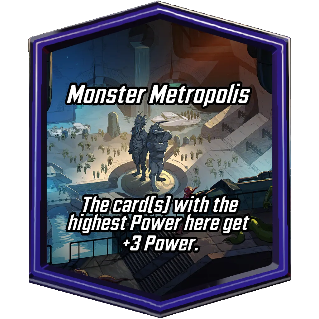 Monster Metropolis MARVEL SNAP location art