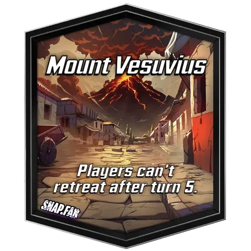 Mount Vesuvius MARVEL SNAP location art