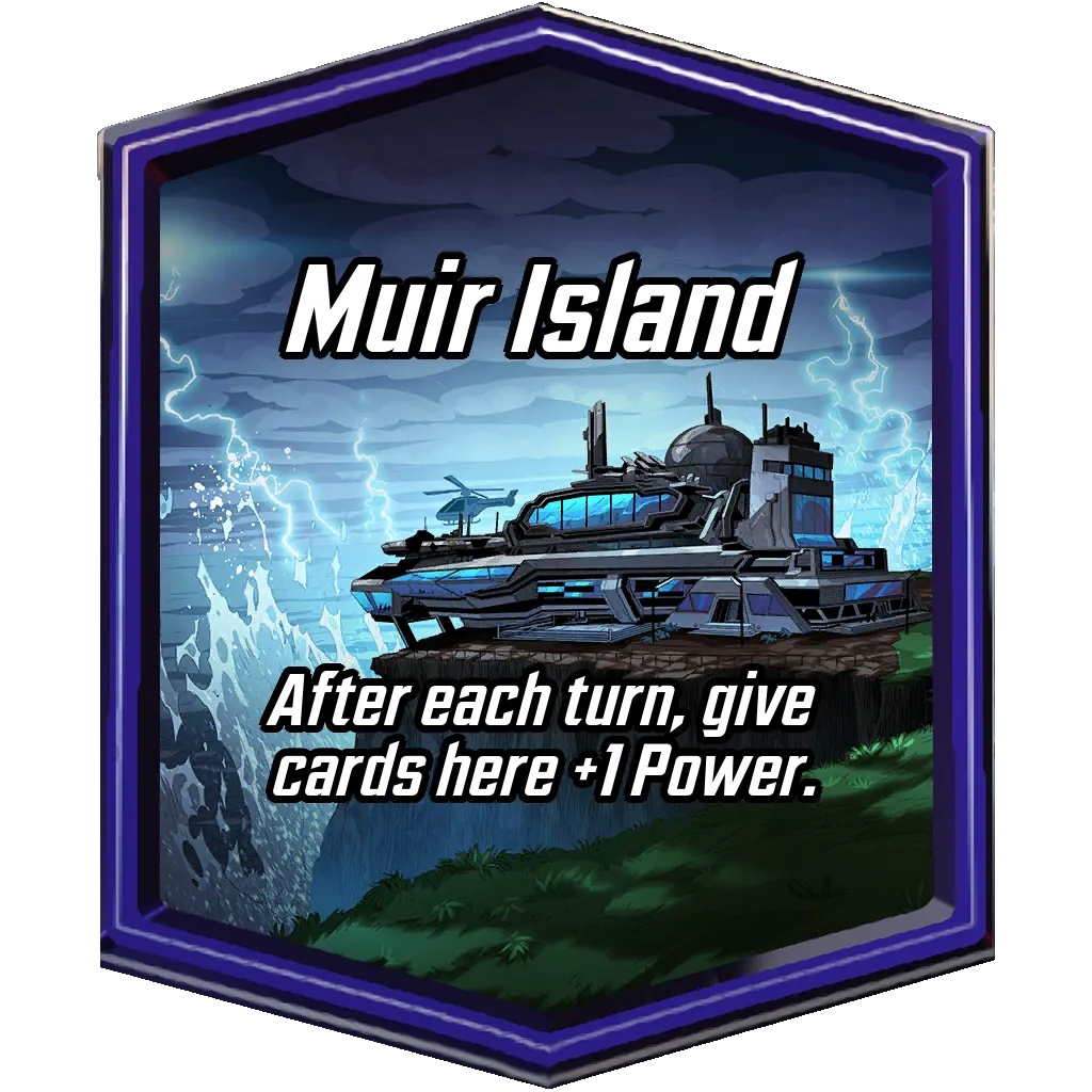 Muir Island MARVEL SNAP location art