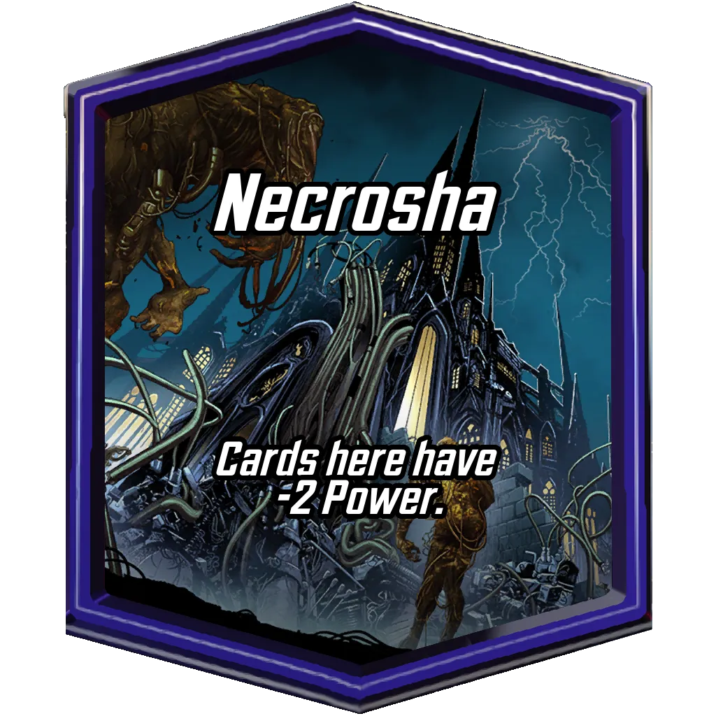 Necrosha MARVEL SNAP location art