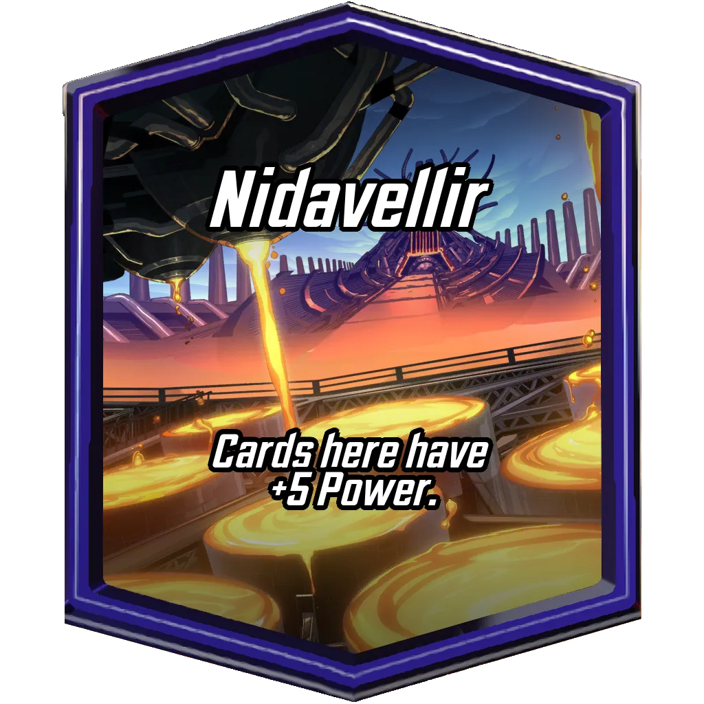Nidavellir MARVEL SNAP location art