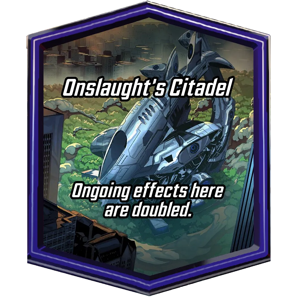 Onslaught's Citadel MARVEL SNAP location art