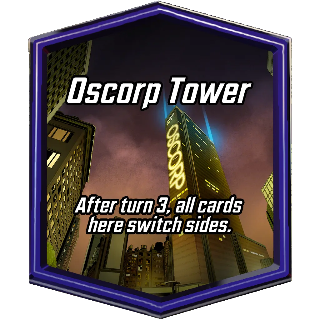 Oscorp Tower MARVEL SNAP location art
