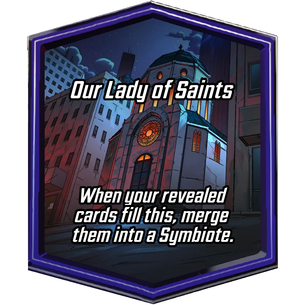 Our Lady of Saints MARVEL SNAP location art
