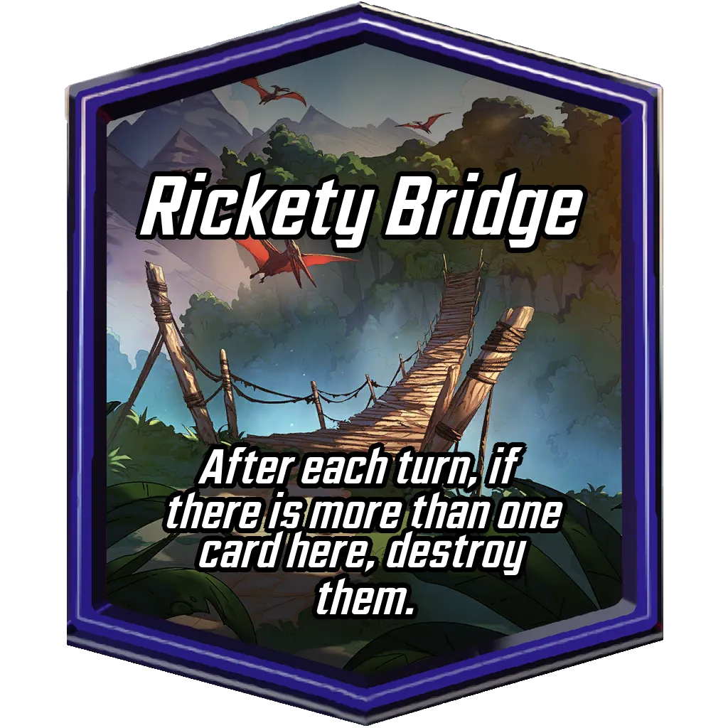 Rickety Bridge MARVEL SNAP location art