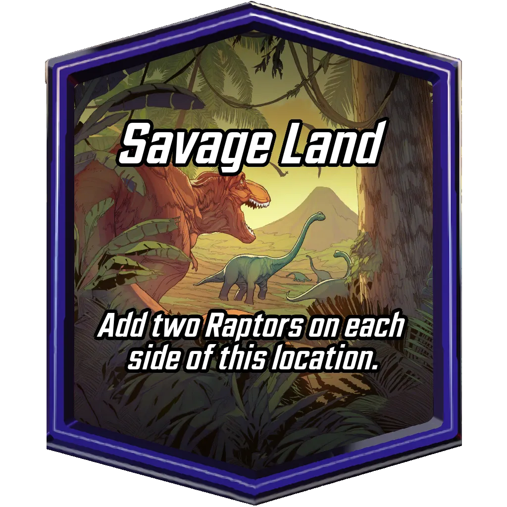 Savage Land MARVEL SNAP location art