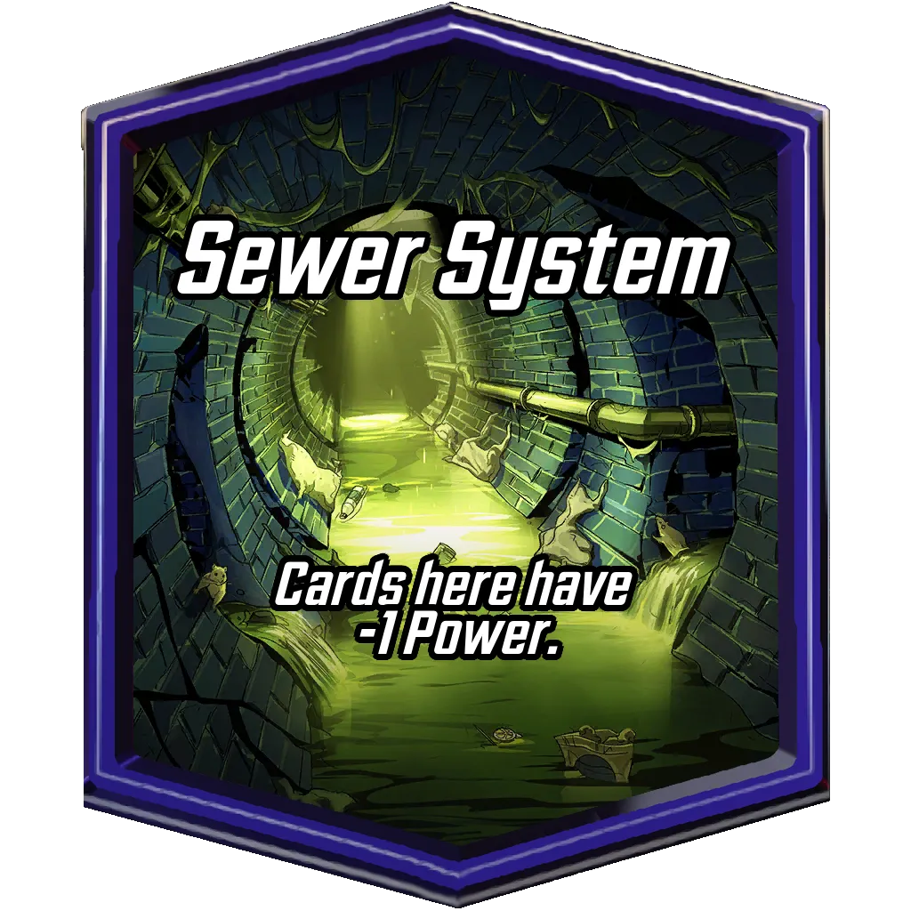 Sewer System MARVEL SNAP location art
