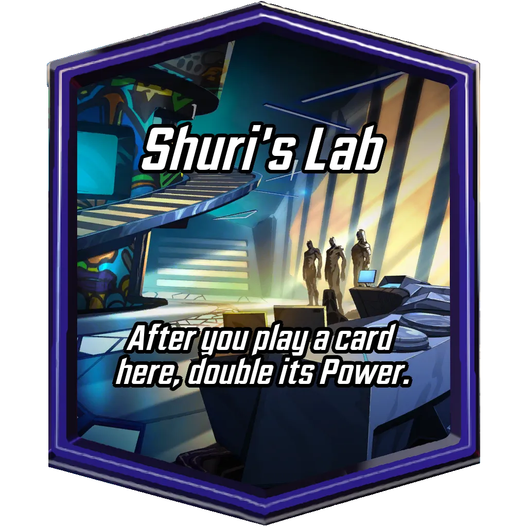 Shuri's Lab MARVEL SNAP location art