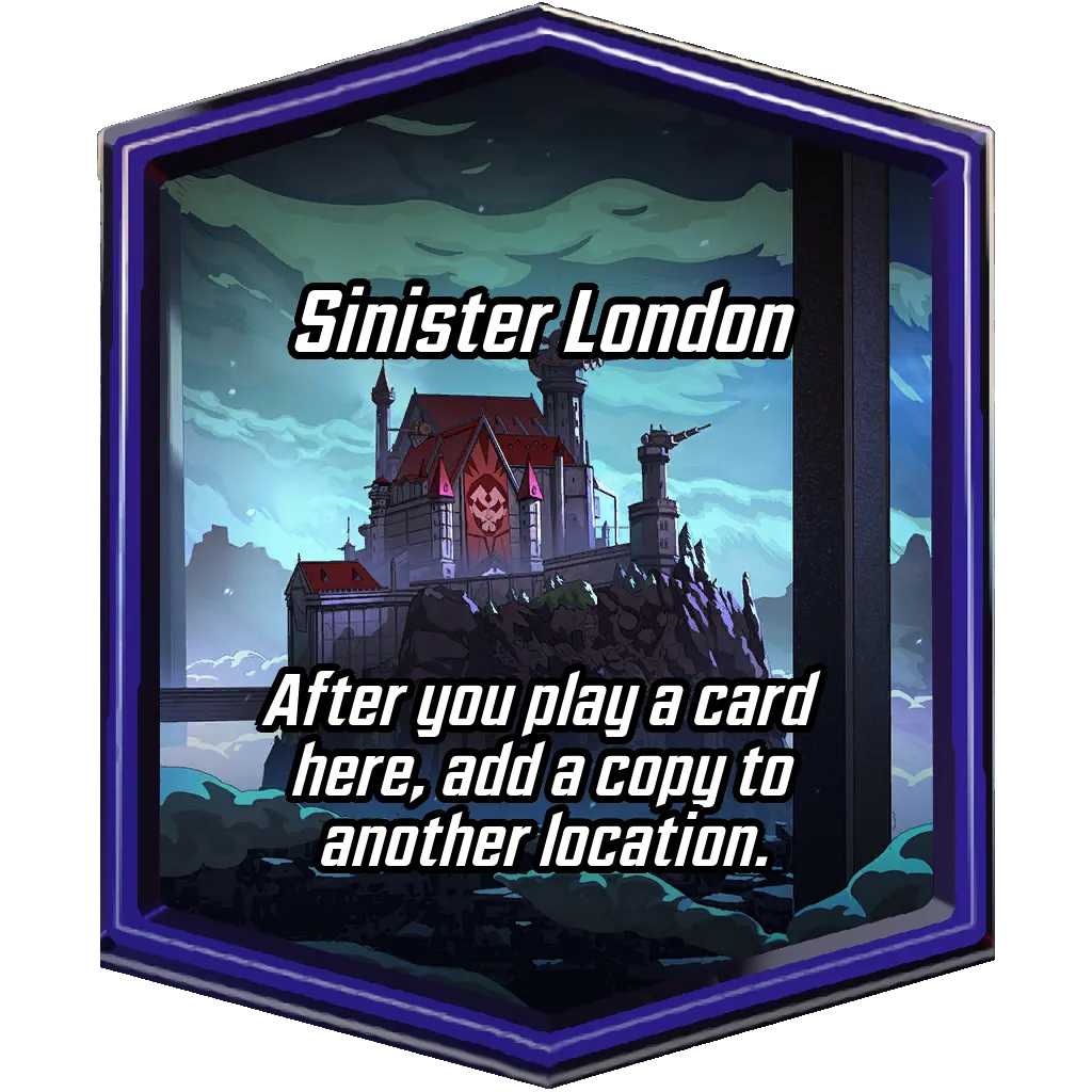 Sinister London MARVEL SNAP location art