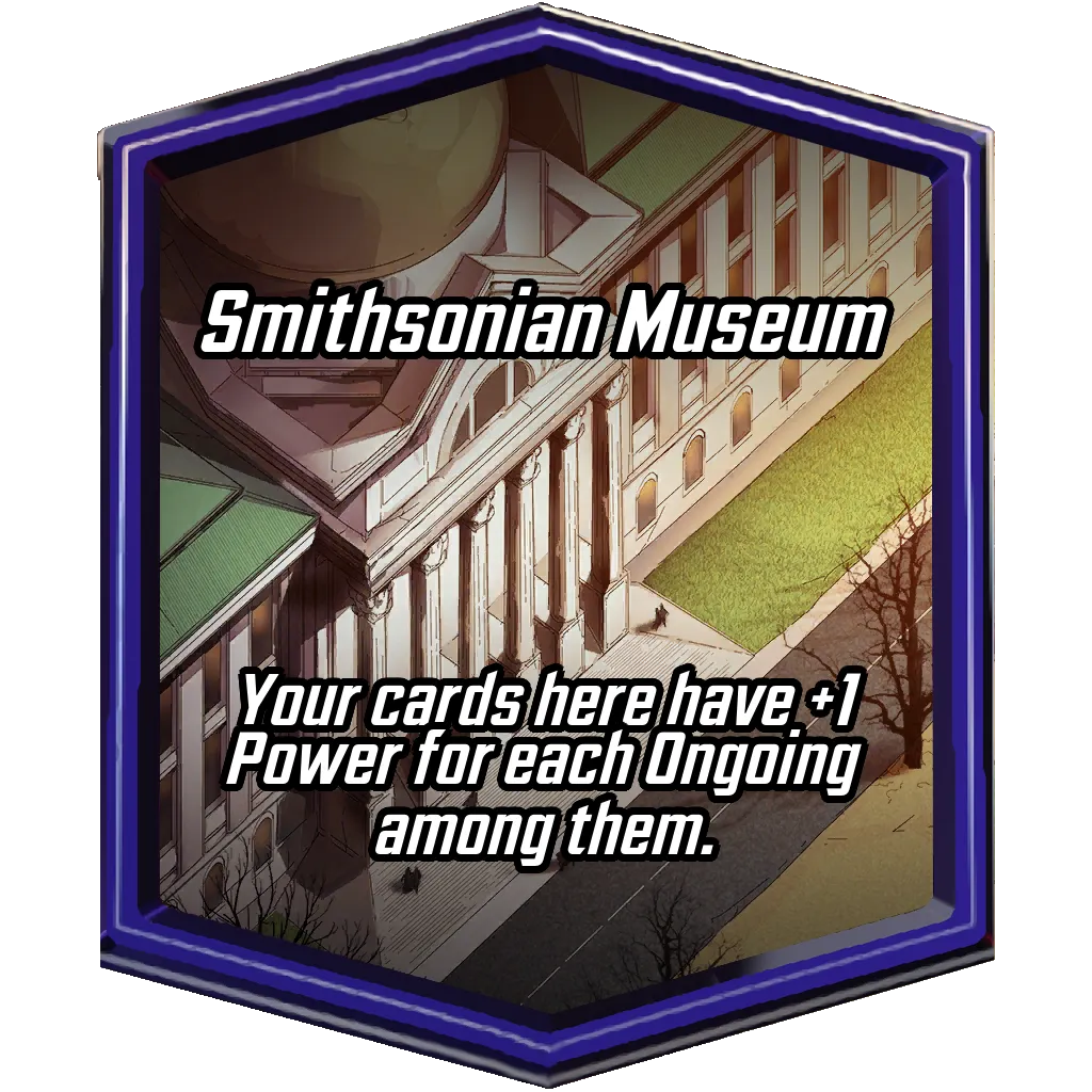 Smithsonian Museum MARVEL SNAP location art