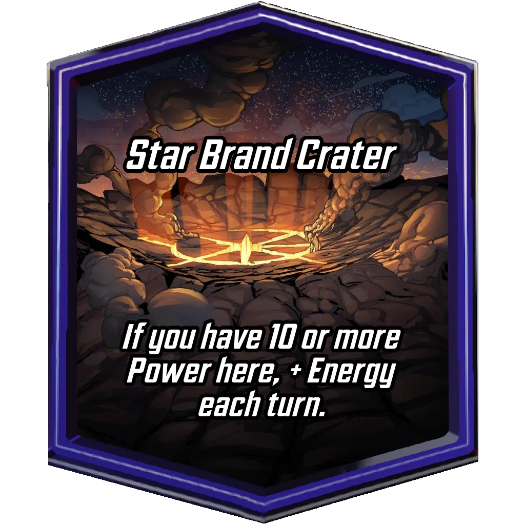 Star Brand Crater MARVEL SNAP location art