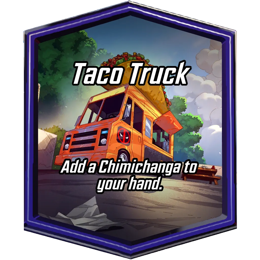 Taco Truck MARVEL SNAP location art