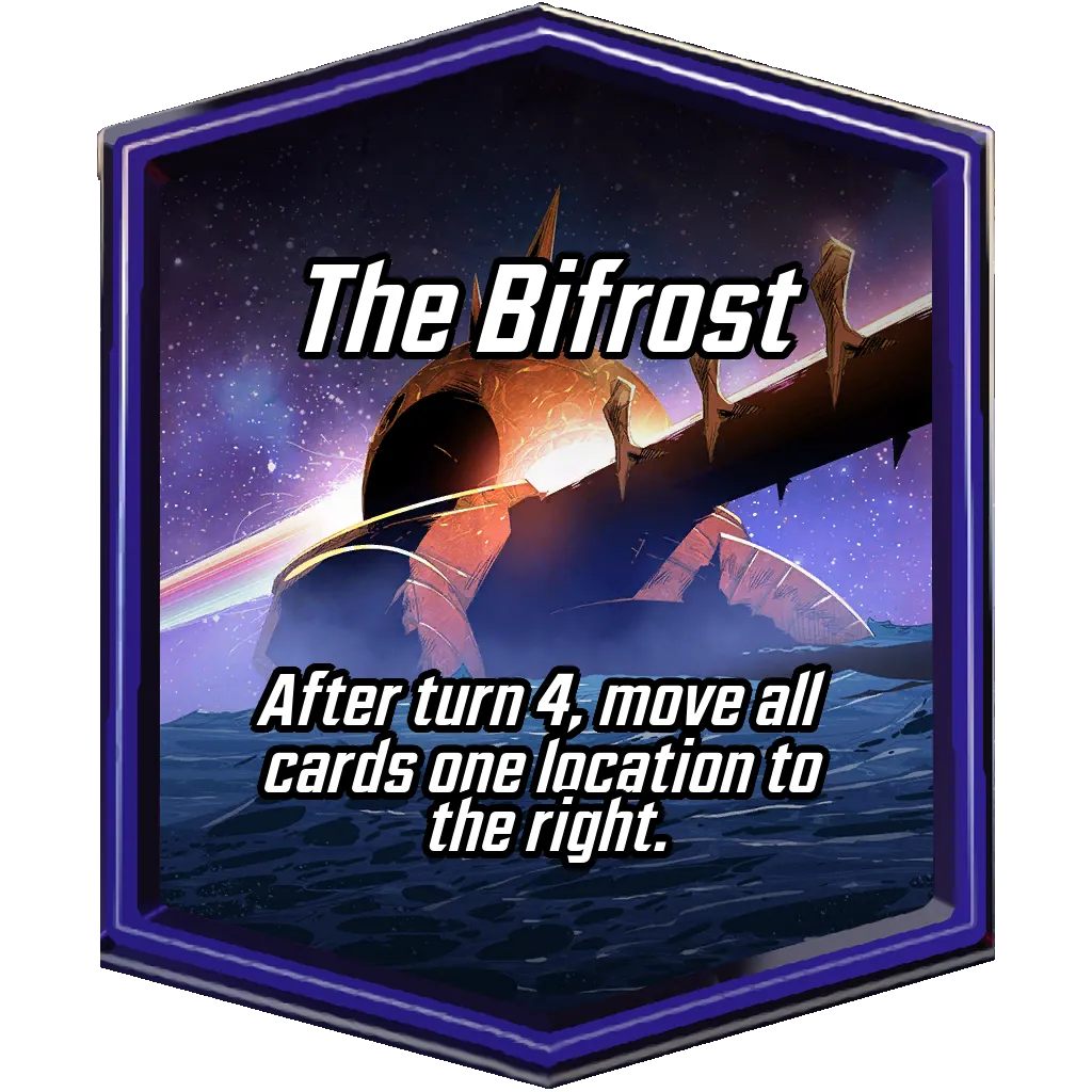The Bifrost MARVEL SNAP location art