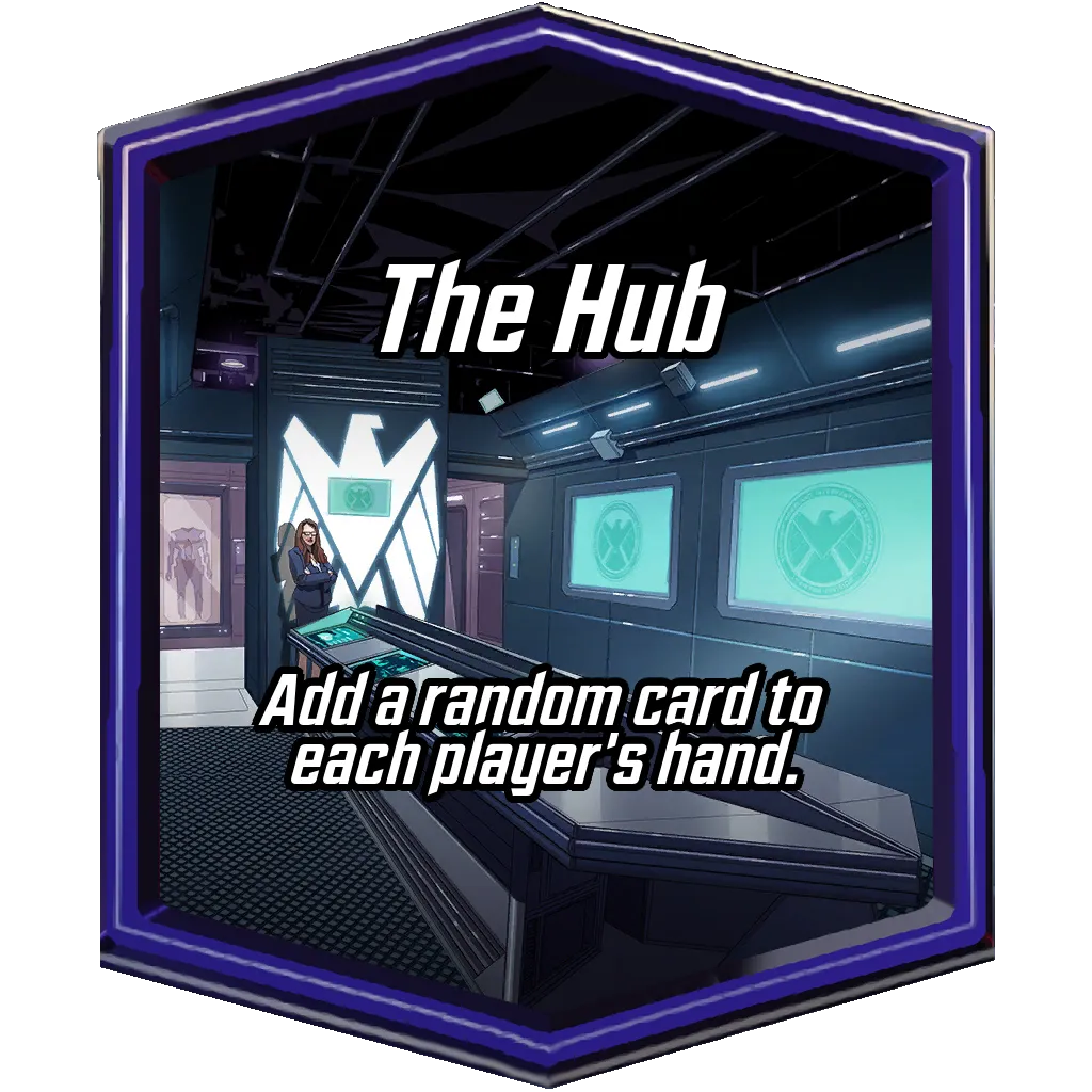 The Hub MARVEL SNAP location art