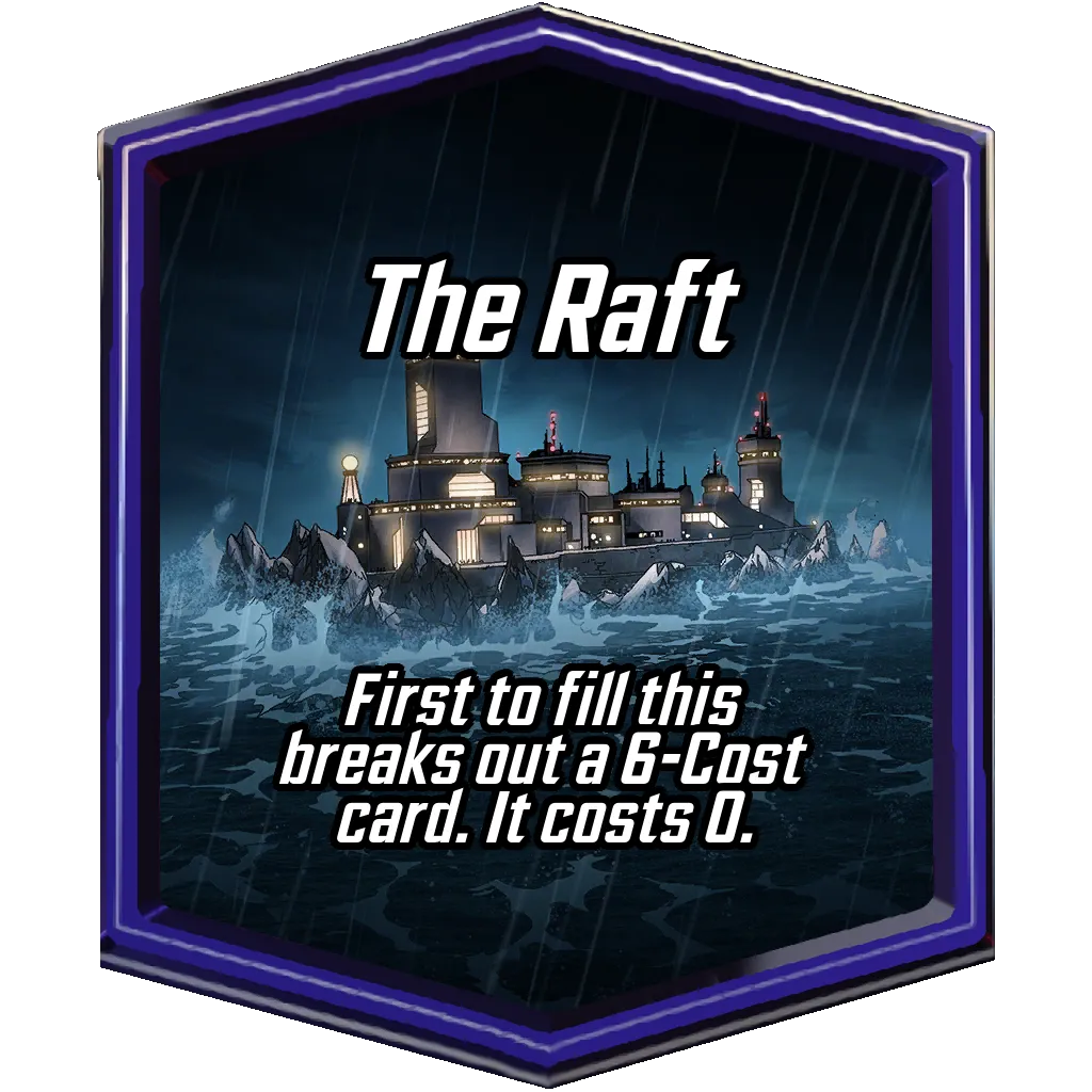 The Raft MARVEL SNAP location art