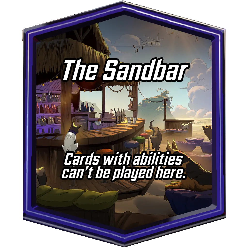 The Sandbar MARVEL SNAP location art
