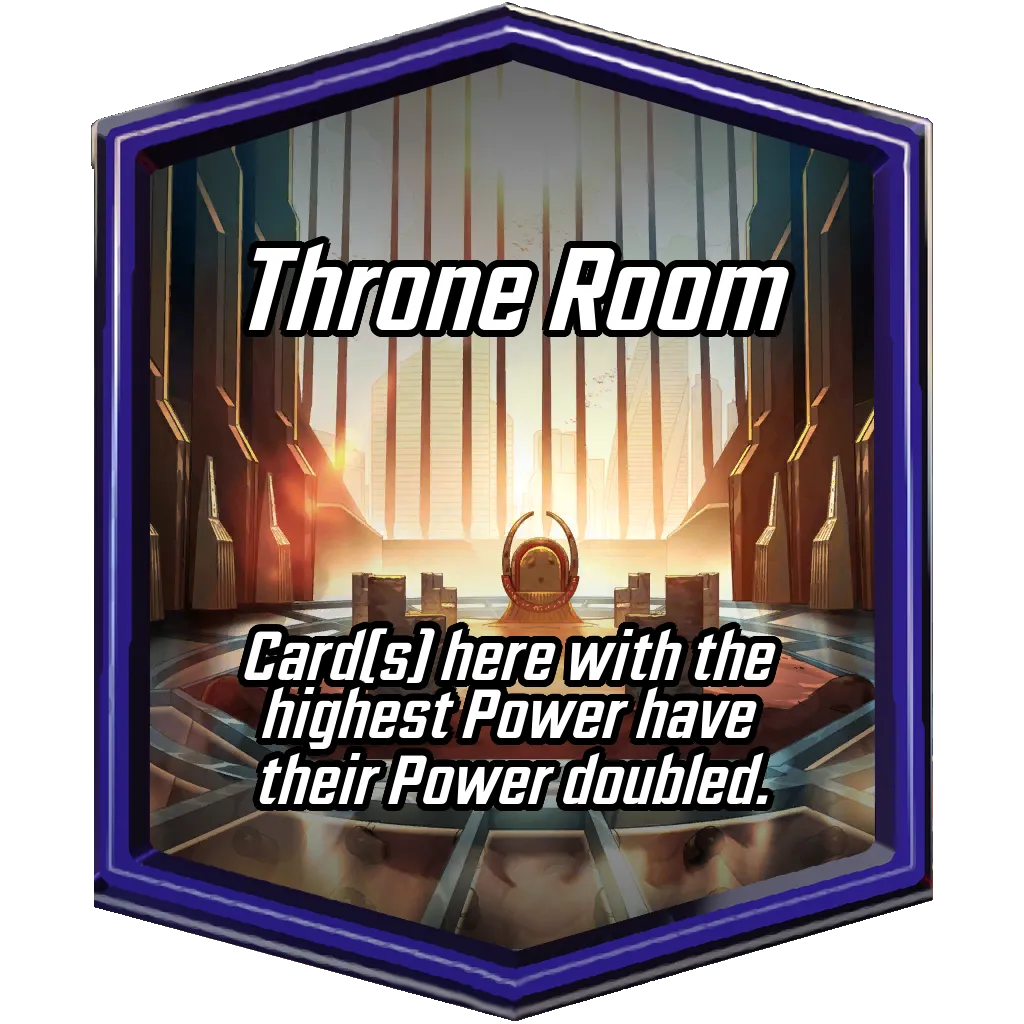 Throne Room MARVEL SNAP location art
