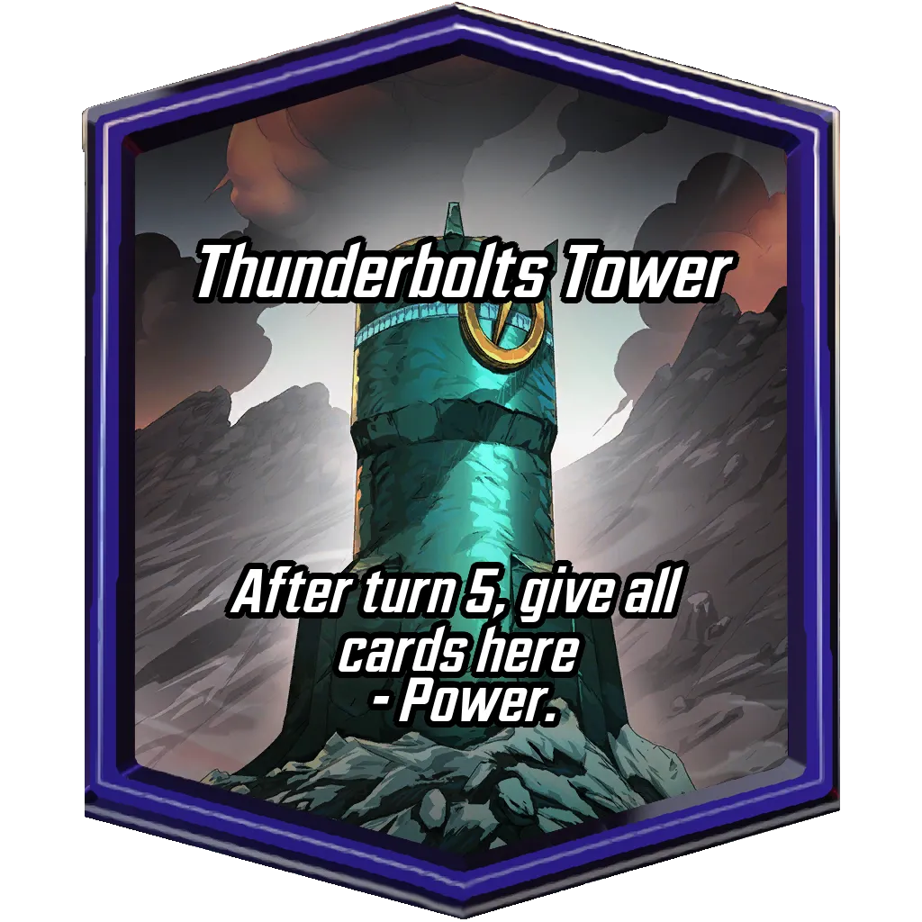 Thunderbolts Tower MARVEL SNAP location art