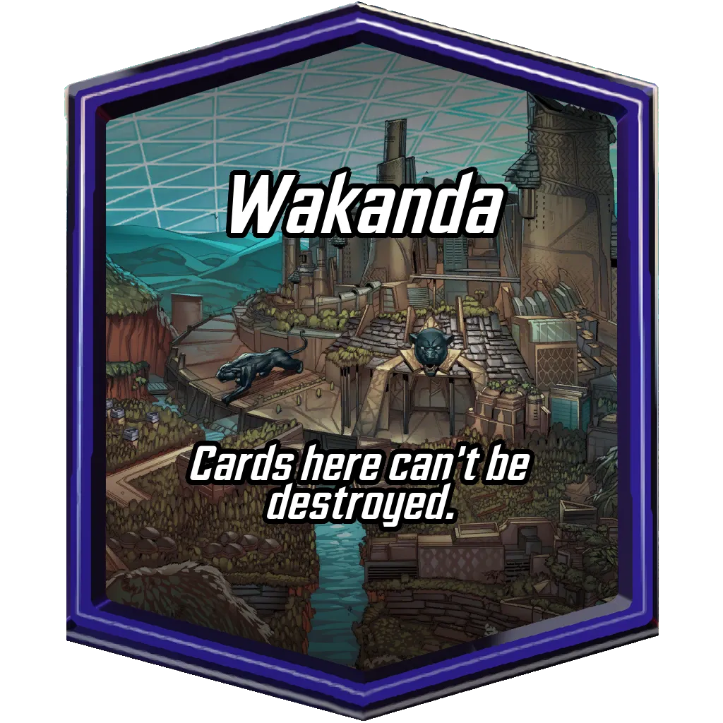 Wakanda MARVEL SNAP location art