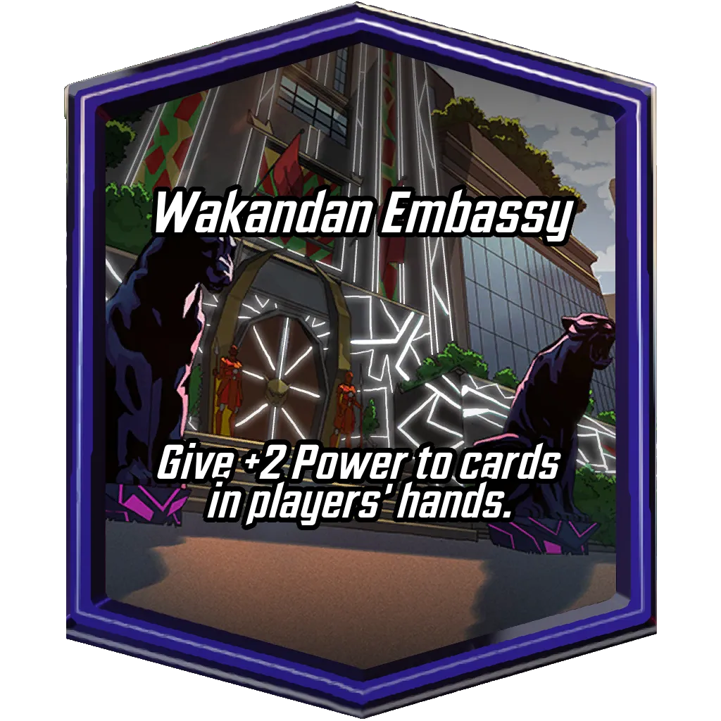 Wakandan Embassy MARVEL SNAP location art