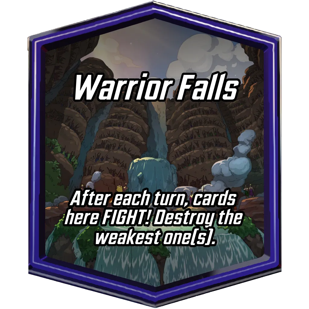 Warrior Falls MARVEL SNAP location art