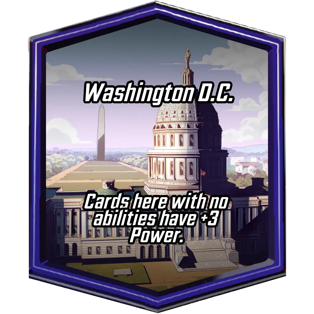 Washington D.C. MARVEL SNAP location art